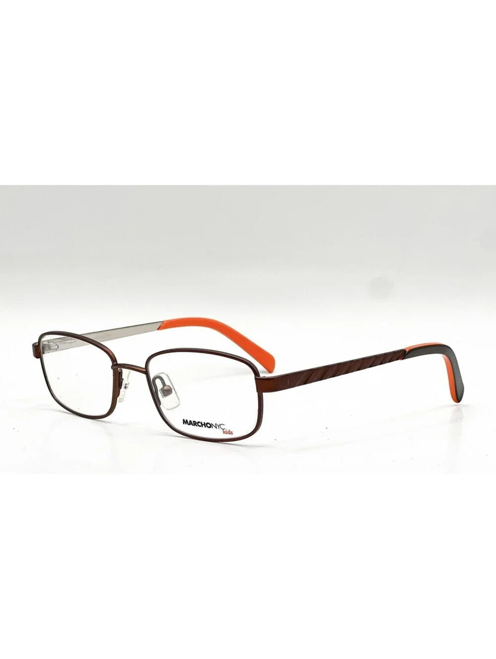 Marchon Nyc Kids Cody 210 Brown Authentic Eyeglasses 46-16-125